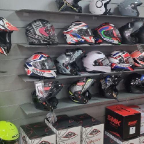 Exposición cascos moto Valladolid